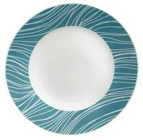 Prato Raso Tramontina Clarice em Porcelana Decorada 25 cm