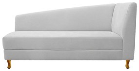 Recamier Valéria 185cm Lado Esquerdo Corano Branco - ADJ Decor