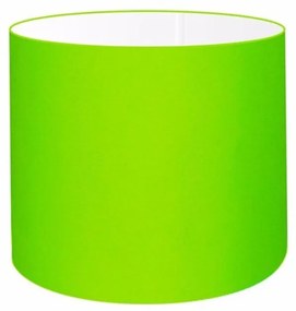 Cúpula Abajur Cilíndrica Cp-8009 Ø25x20cm Verde Limão
