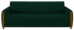 Conjunto Sofá 3 Lugares 223cm e Poltrona 98cm Amaranto Z32 Veludo Verd