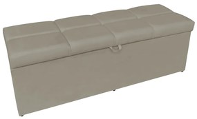 Calçadeira Nina 140 cm Suede D'Rossi - Marrom Rato