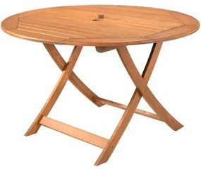 Mesa Dobravel Redonda Stain cor Jatoba 90 cm - 34542 Sun House