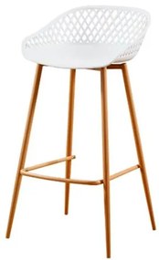 Banqueta Barbados Branca 96 cm (ALT) - 49916 Sun House