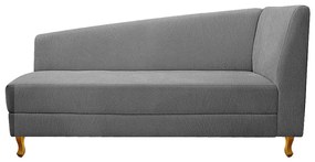 Recamier Valéria 160cm Lado Esquerdo Suede Cinza - ADJ Decor