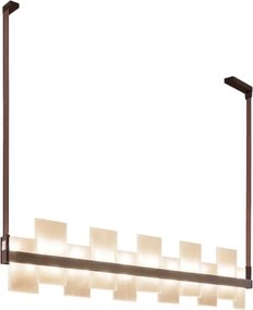 Pendente Led Metal Marrom 20W 3000K Contemp Skyline