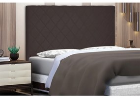 Cabeceira Dubai Para Cama Box Solteiro 90 cm Suede Café - D'Rossi