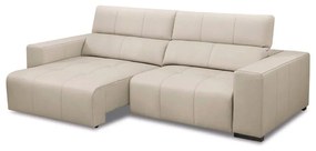 Sofá Carmine 2 Módulos Couro Natural Retrátil e Reclinável Estrutura Madeira de Lei Eucalipto Design Artesanal