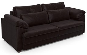 Sofá Retrátil Manual Sala de Estar Nolan Bipartido 215cm Conforto Premium em Couro Wine Vinho G58 - Gran Belo