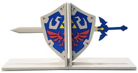 Aparador de Livros e Jogos Zelda Escudo Link
