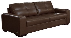 Sofá Decorativo 2 Lugares Turim 150cm Couro Caramelo G58 - Gran Belo