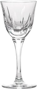 Taça de Cristal Mozart Basic Lapidado Artesanal para Licor 60ml Incolor