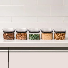 Kit 5 Potes Herméticos de Acrílico - 450ml