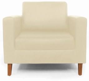 Poltrona Decorativa Gabriela Courino Bege