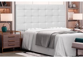 Cabeceira Verona Para Cama Box King 195 cm Corino S04 - D'Rossi - Branco
