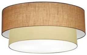 Plafon Para Suíte Cilíndrico ST-3063 Cúpula Cor Palha Bege