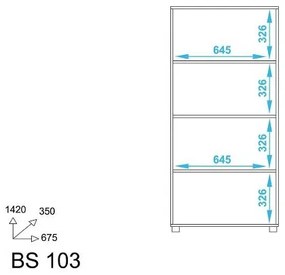 Armário De Lavanderia 2 Portas Bs 103 - Branco