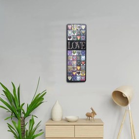 Quadro Decorativo em LOVE 20X60 cm - D'Rossi