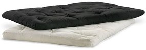 Futon Dobravel Enrolavel 127X40X13Cm Orthovida (Preto, Preto)