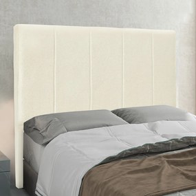 Cabeceira Decorativa Casal 1,40M Erza Linho Natural G63 - Gran Belo