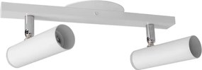 Spot Sobrepor Tubo Aluminio Branco Mini Dicroica Gu10