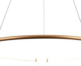 Pendente Nébula Ø87Cm Led 35W 3000K Bivolt / Anel Simples | Bella Ilum...