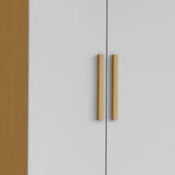 Guarda Roupa Casal 187cm 6 Portas Vilo Cinamomo/Off A15 - Mpozenato