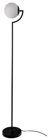 Luminária De Chão Allen 24,2X25,1X162Cm 1Xe27 Alumínio E Globo Ø20Cm -... (BT - Branco Texturizado, TRANSPARENTE)