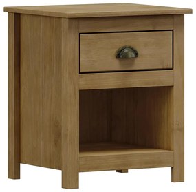 Mesa de Cabeceira 1 Gaveta Madeira Maciça Osiris Freijó- G74 - Gran Belo