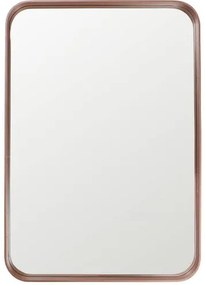 Espelho Manaus Retangular Prata Borda Cobre 80cm - 60288 Sun House
