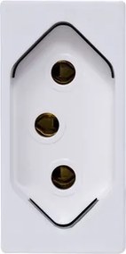 Módulo Tomada Quadrado Branco 10a Arteor