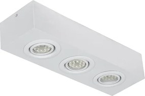 Plafon De Sobrepor Alumínio Branco 36x11cm