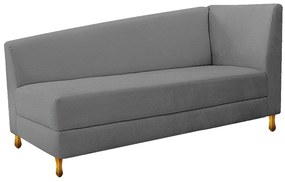 Recamier Valéria 160cm Lado Esquerdo Corano Cinza - ADJ Decor