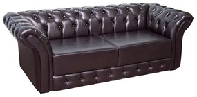 Namoradeira Sofá 2 Lugares Chesterfield Capitonê 186cm Corano Marrom - Sheep Estofados - Marrom