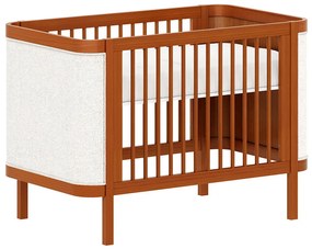 Berço Mini Cama Soley com Bouclé - Nogueira
