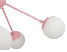Pendente Dança Ø67X56Cm 8Xg9 / Metal E Globo Ø12Cm | Usina 16732/8 (AZO-F - Azul Oceano Fosco, CLEAR)