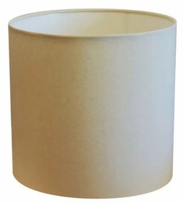 Cúpula Abajur Cilíndrica Cp-7005 Ø18x18cm Algodão Crú