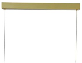 Pendente Contour 120X20X20Cm Led 30W 3000K Bivolt Dourado - Usina Impo...