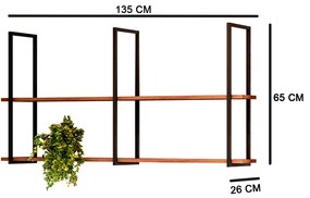 Prateleira Multiuso Industrial Boreal 135 cm Demolição - D'Rossi