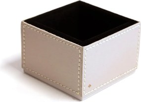 Porta Clips Quadrado Sottile Casa em Couro PU - Gelo  Gelo