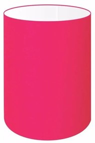 Cúpula Abajur Cilíndrica Cp-8006 Ø18x25cm Rosa Pink