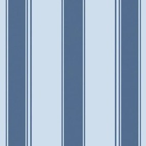 Papel de parede adesivo listrado azul