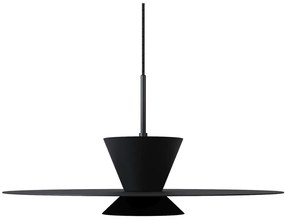 Pendente Tule Ø50X25Cm 1Xmr16 - Usina 25120/50 (BT - Branco Texturizado, Igual a Cor 1)