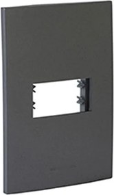 Placa Suporte Plastico Grafite 4X2 Inova Pro