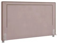 Cabeceira Cama Box Casal Queen 160cm Mali Z37 Veludo Rosê - Mpozenato