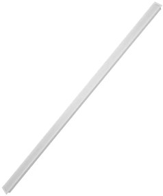 Perfil Led Embutir Aluminio Branco 28W 200Cm 24V Fit25 - LED BRANCO QUENTE (3000K)