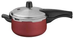 Panela de Pressão Tramontina Vancouver Alumínio Antiaderente Starflon Max Vermelho 20cm 3L