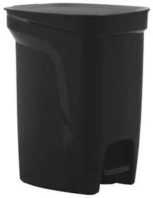 Lixeira Tramontina Compact 10 L em Polipropileno Preto com Haste em Aço Galvanizado