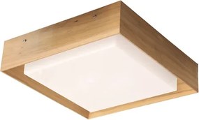 Plafon De Sobrepor Quadrado Madeira Louro Freijo Squadro