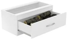 Caixa de Lenha Embutida CL N1 Branco - Completa Móveis