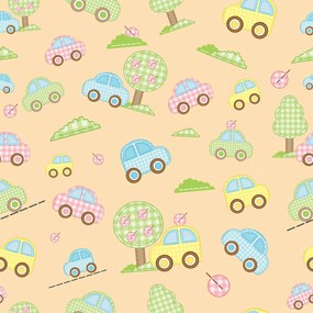 Papel de parede adesivo infantil carros